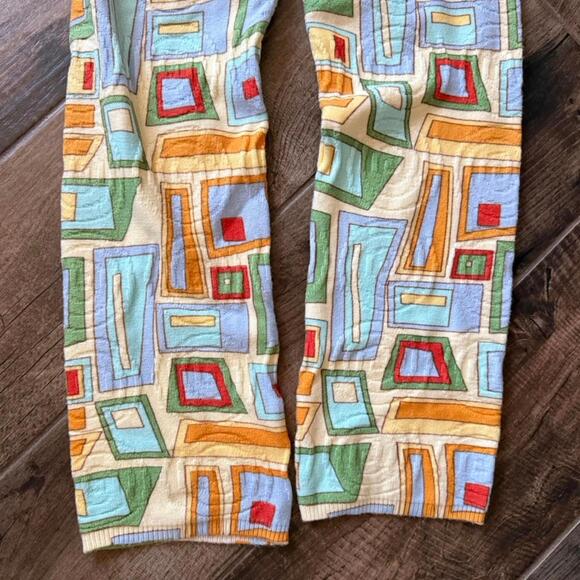 HOUSE OF SUNNY Pepperland Puzzle Print High Rise Knit Pants, Multi, 2 - Picture 12 of 13